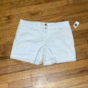 NWT GAP WHITE DENIM SHORTS